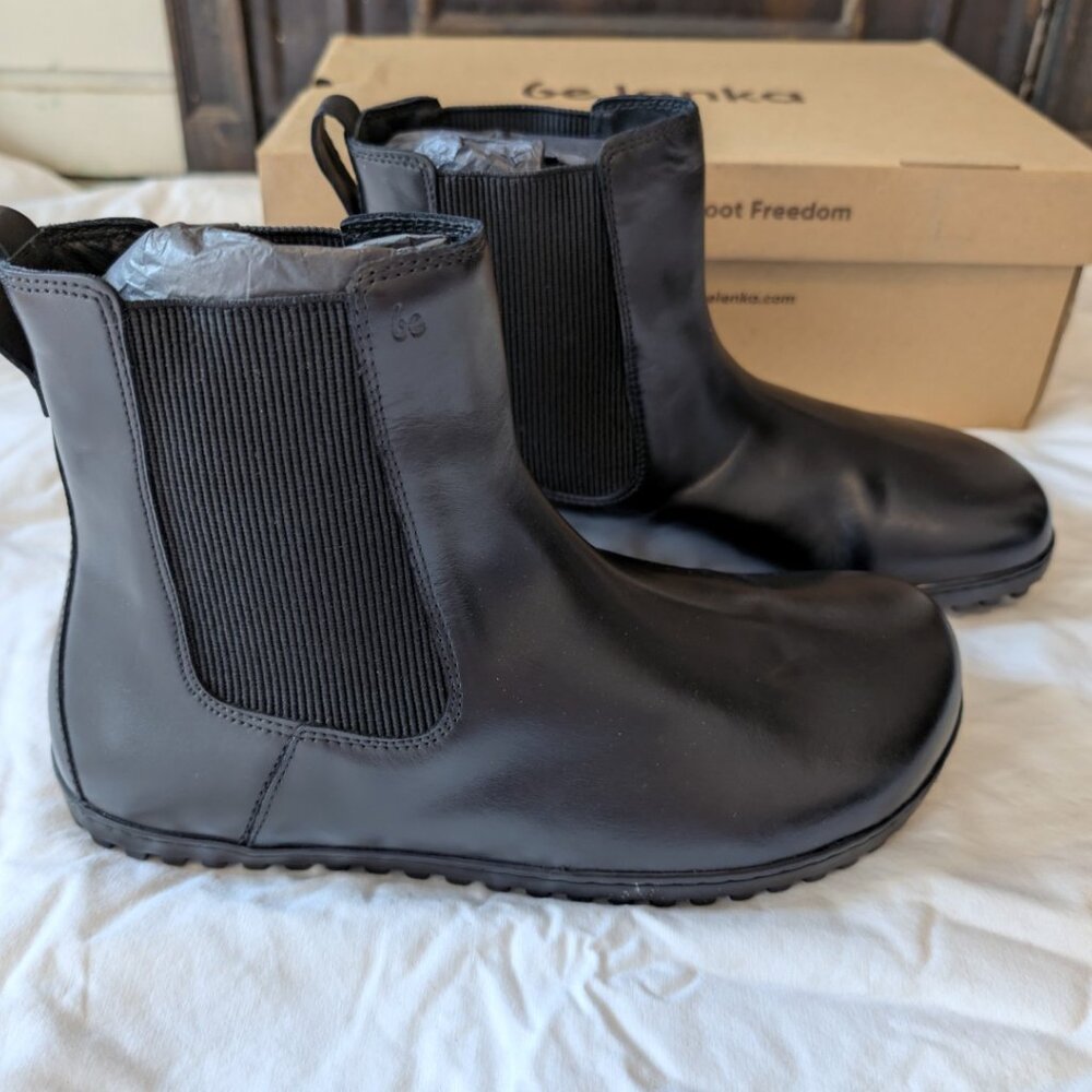 NIB Barefoot Boots Be Lenka Glam women's boots, black size 8 (41) - Picture 4 of 7